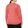 Columbia Women’s Tidal Tee II Long Sleeve Hoodie(Red Hibiscus Heather/White Logo)