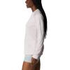 Columbia Women’s Tidal Tee II Long Sleeve Hoodie(Satin Pink Heather/White Logo)