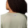 Columbia Women’s Tidal Tee II Long Sleeve Hoodie(Smokey Sage/Carbon Logo)