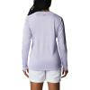 Columbia Women’s Tidal Tee II Long Sleeve Hoodie(Soft Violet Heather/White Logo)