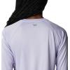 Columbia Women’s Tidal Tee II Long Sleeve Hoodie(Soft Violet Heather/White Logo)