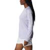 Columbia Women’s Tidal Tee II Long Sleeve Hoodie(Soft Violet Heather/White Logo)