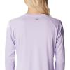 Columbia Women’s Tidal Tee II Long Sleeve Hoodie(Soft Violet/White Logo)