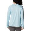Columbia Women’s Tidal Tee II Long Sleeve Hoodie(Spring Blue Heather/White Logo)