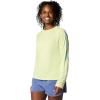 Columbia Women’s Tidal Tee II Long Sleeve Hoodie(Spring Yellow/Gulf Stream Logo)
