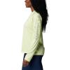 Columbia Women’s Tidal Tee II Long Sleeve Hoodie(Spring Yellow/Smokey Sage Logo)