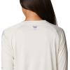 Columbia Women’s Tidal Tee II Long Sleeve Hoodie(Stone/Fairytale Logo)