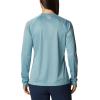 Columbia Women’s Tidal Tee II Long Sleeve Hoodie(Storm Heather/Bright Nectar)