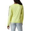 Columbia Women’s Tidal Tee II Long Sleeve Hoodie(Sunnyside/City Grey Logo)