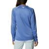 Columbia Women’s Tidal Tee II Long Sleeve Hoodie(Tanzanite Heather/Cirrus Grey)