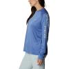 Columbia Women’s Tidal Tee II Long Sleeve Hoodie(Tanzanite Heather/Cirrus Grey)