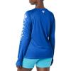 Columbia Women’s Tidal Tee II Long Sleeve Hoodie(Tanzanite/White Logo)