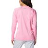 Columbia Women’s Tidal Tee II Long Sleeve Hoodie(Tropic Pink/White Logo)