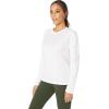 Columbia Women’s Tidal Tee II Long Sleeve Hoodie(White  Cool Grey Logo)