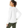 Columbia Women’s Tidal Tee II Long Sleeve Hoodie(White  Cool Grey Logo)