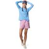 Columbia Women’s Tidal Tee II Long Sleeve Hoodie(White Cap/Bluebell Logo)