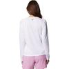 Columbia Women’s Tidal Tee II Long Sleeve Hoodie(White/Cirrus Grey Logo)