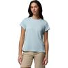 Columbia Women’s Bluevista Hill Short Sleeve Crew(Marine Light Heather)