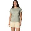 Columbia Women’s Bluevista Hill Short Sleeve Crew(Safari Heather)