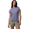 Columbia Women’s Bluevista Hill Short Sleeve Crew(Stormwatch Heather)