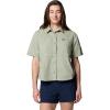 Columbia Women’s Brea Falls Woven Short Sleeve(Safari)