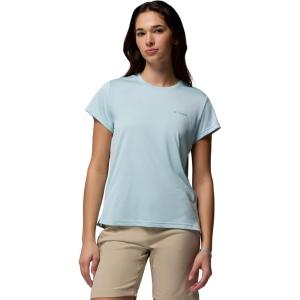 Columbia Women’s Bluevista Hill Short Sleeve Crew(Marine Light Heather)