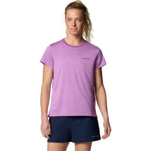 Columbia Women’s Bluevista Hill Short Sleeve Crew(Razzle Heather)