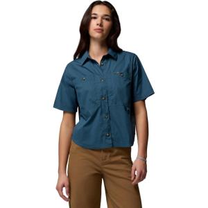 Columbia Women’s Brea Falls Woven Short Sleeve(Everblue)