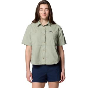 Columbia Women’s Brea Falls Woven Short Sleeve(Safari)
