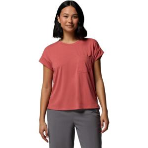 Columbia Womens Daniela Falls Short Sleeve(Washed Red)