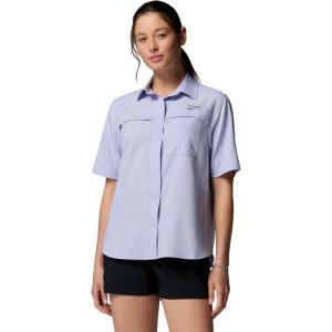Columbia Women’s PFG Castback Woven Short Sleeve(Twilight)