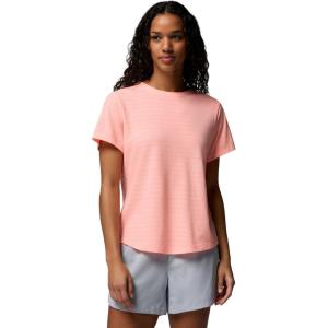 Columbia Women’s PFG Freezer Short Sleeve Tee(Tiki Pink)