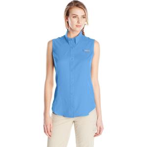 Columbia Women’s PFG Tamiami Sleeveless Shirt(Harbor Blue)