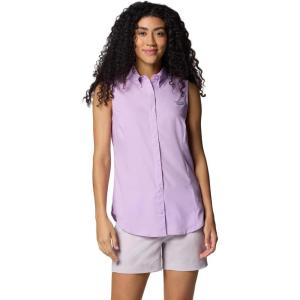 Columbia Women’s PFG Tamiami Sleeveless Shirt(Hydrangea)