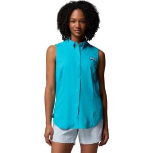 Columbia Women’s PFG Tamiami Sleeveless Shirt(Ocean Teal)