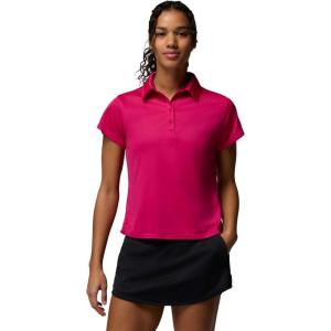 Columbia Women’s PFG Tidal Tee Short Sleeve Polo(Guava Pink)