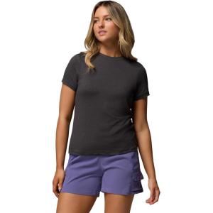 Columbia Women’s Parsons Point Short Sleeve Logo Tee(Black Heather)