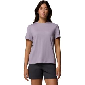 Columbia Women’s Parsons Point Short Sleeve Logo Tee(Lavender Pearl Heather)