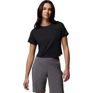 Columbia Womens Parsons Point Short Sleeve Tee(Black)