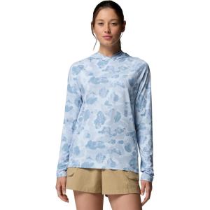 Columbia Women’s Pfg Super Solar Stream II Hoodie(Dark Mirage Deltawoods)