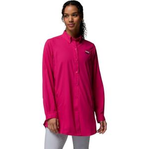 Columbia Womens Tamiami Long Sleeve Tunic(Guava Pink)