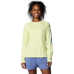 Columbia Women’s Tidal Tee II Long Sleeve Hoodie(Spring Yellow/Gulf Stream Logo)