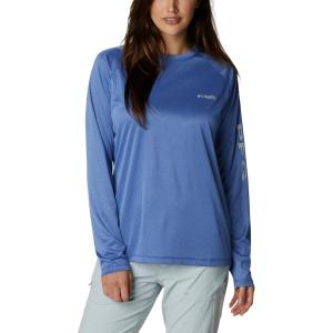Columbia Women’s Tidal Tee II Long Sleeve Hoodie(Tanzanite Heather/Cirrus Grey)