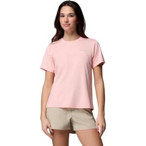 Columbia Women’s Wild Springs Short Sleeve(Pink Sand)