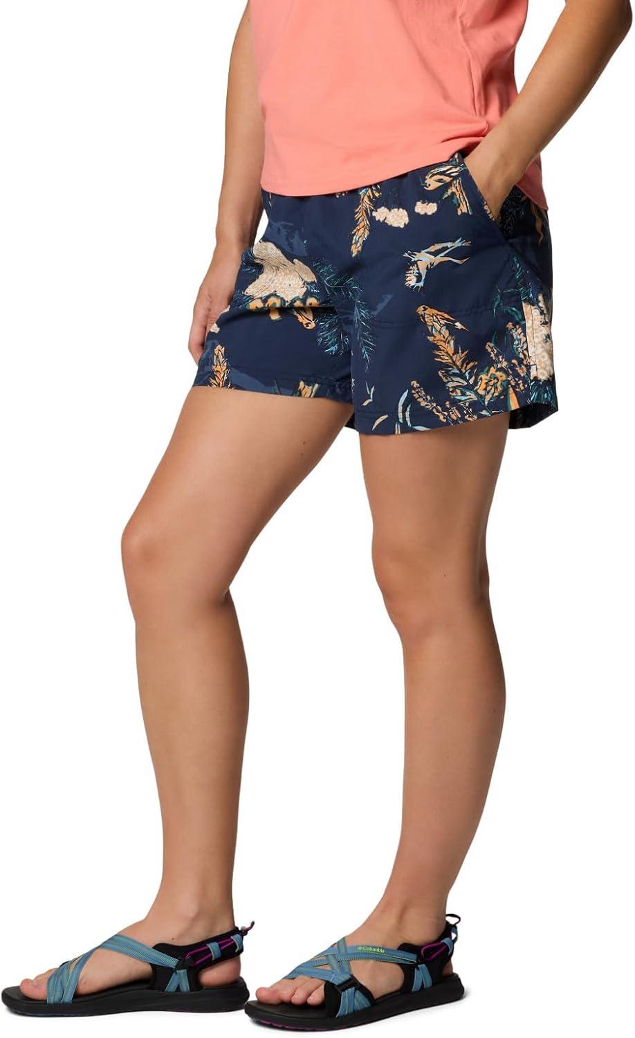 imageColumbia Womens Sandy River Printed Short IIICollegiate Navy Outbacked