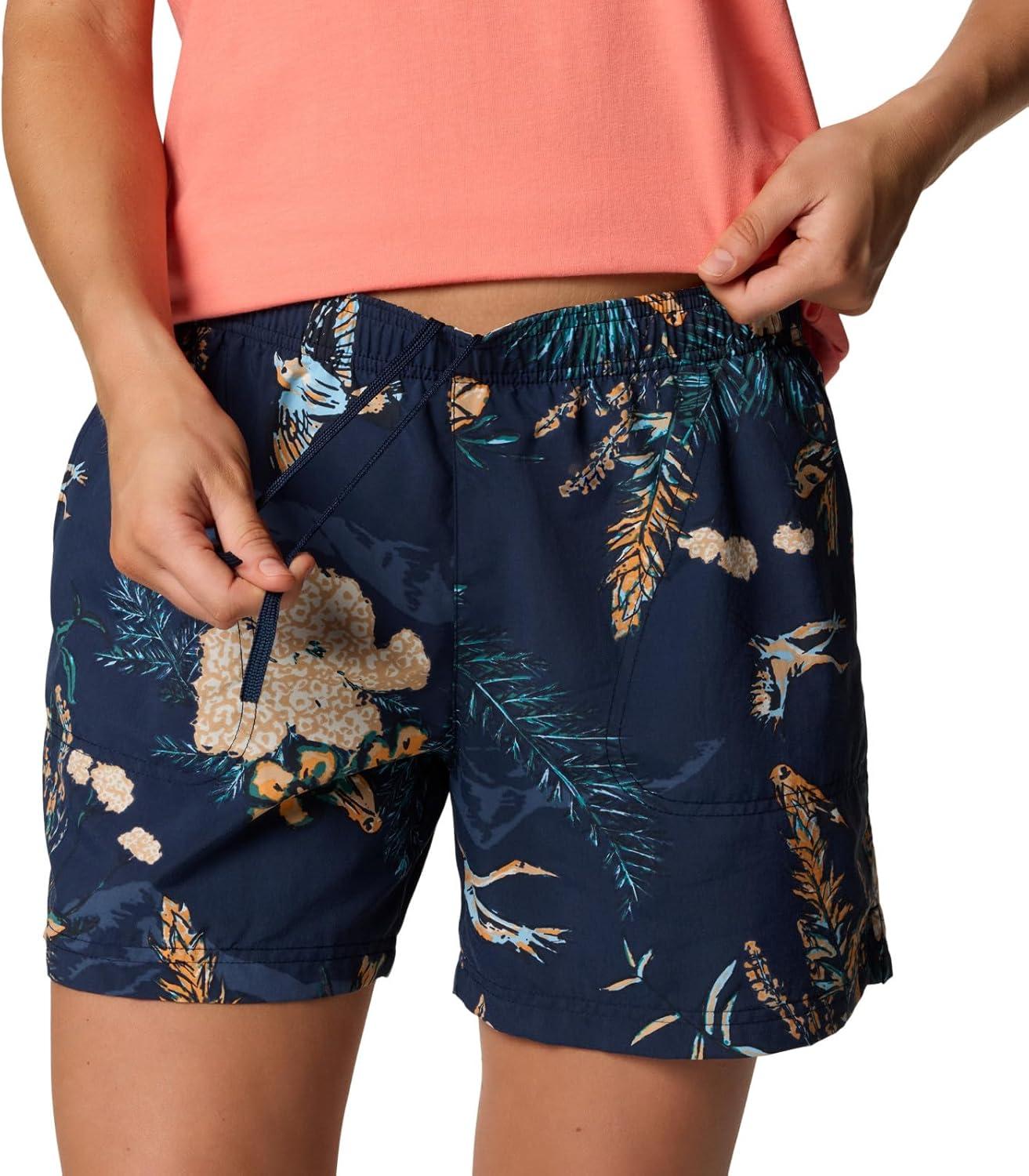 imageColumbia Womens Sandy River Printed Short IIICollegiate Navy Outbacked