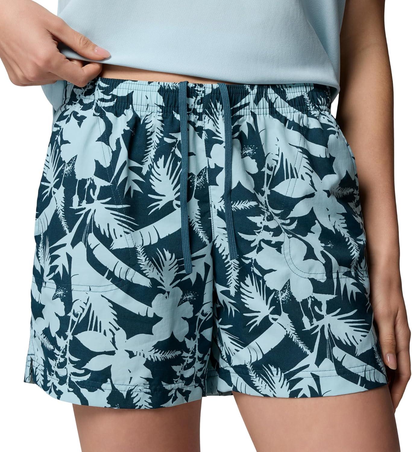 imageColumbia Womens Sandy River Printed Short IIIEverblueBotaniflage Tonal