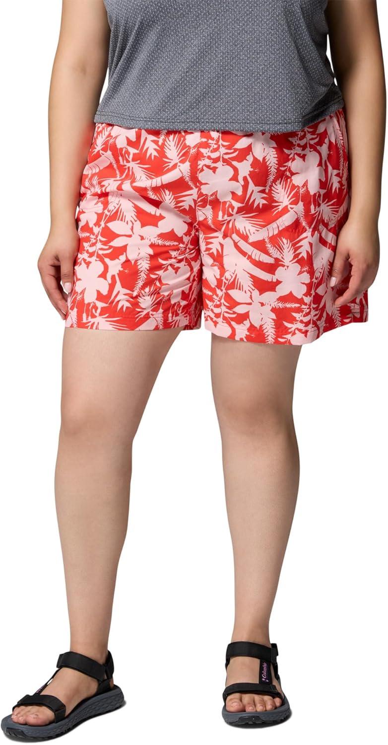 imageColumbia Womens Sandy River Printed Short IIIPoppy RedBotaniflage Tonal