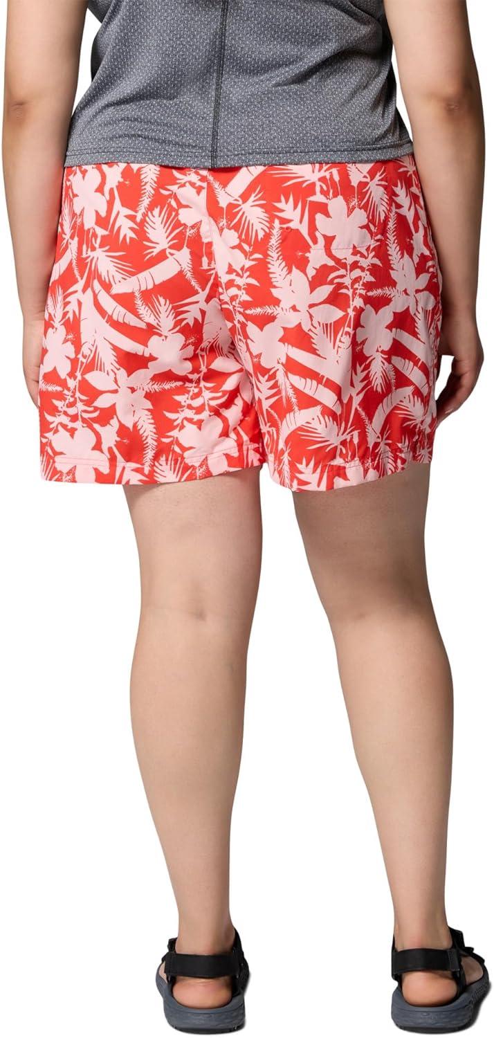 imageColumbia Womens Sandy River Printed Short IIIPoppy RedBotaniflage Tonal