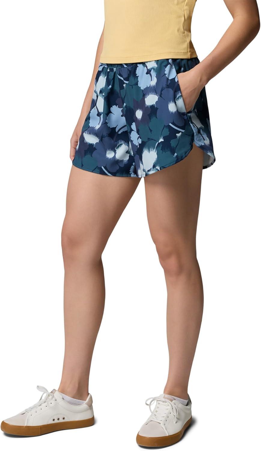 imageColumbia Womens Vital Valley Print ShortCollegiate NavyIkatbloom